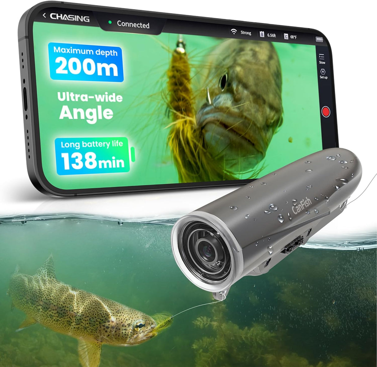Chasing CanFish Fishing CamX - Underwater Fishing Camera