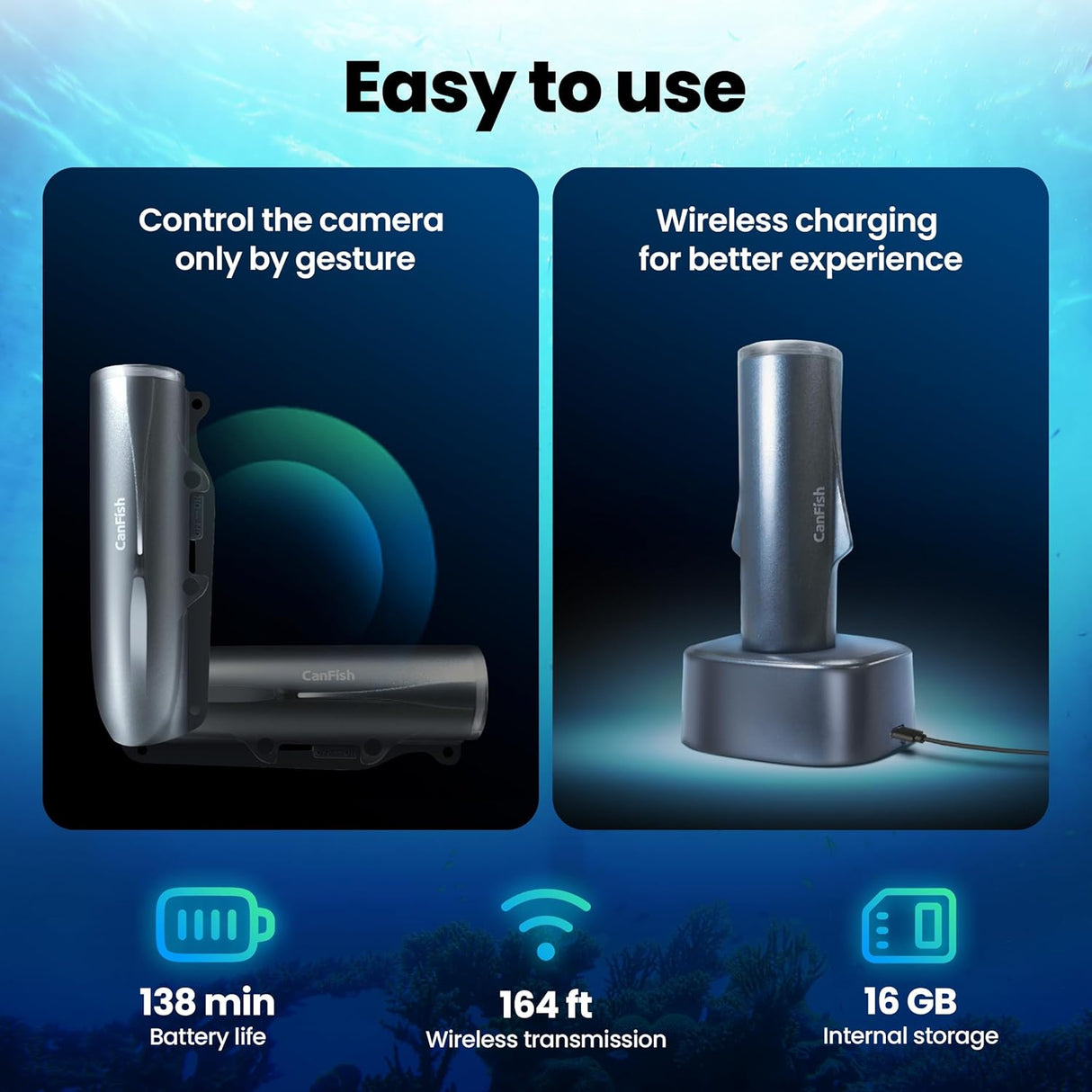 Chasing CanFish Fishing CamX - Underwater Fishing Camera