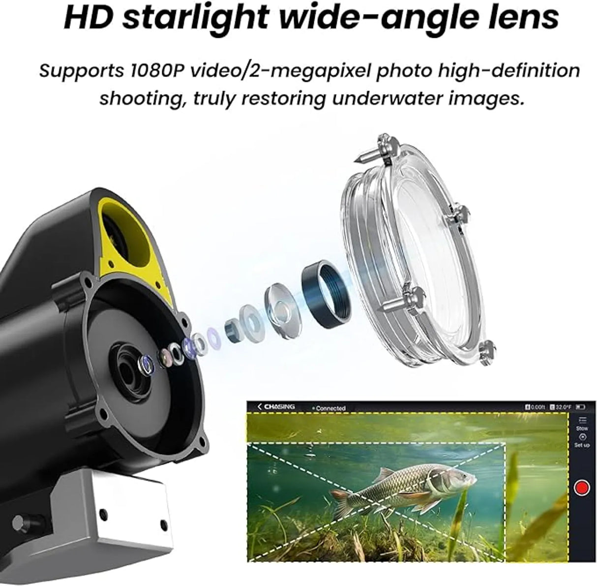 Chasing CF1 (30M) Underwater Fishing Camera