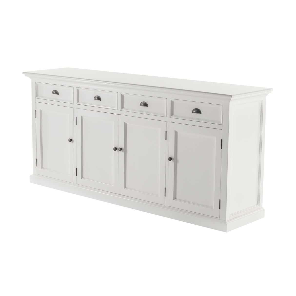 NovaSolo Halifax Buffet with 4 Drawers & 4 Doors – Classic White