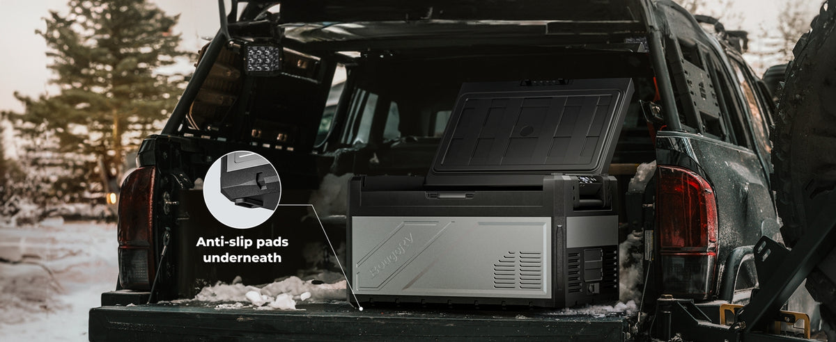 BougeRV Rocky 41QT Dual Zone 12V Portable Fridge