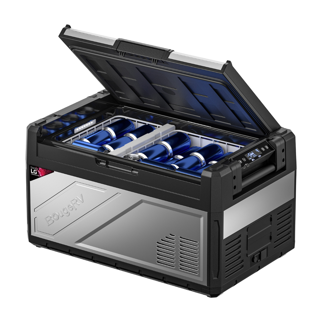 BougeRV Rocky 41QT Dual Zone 12V Portable Fridge