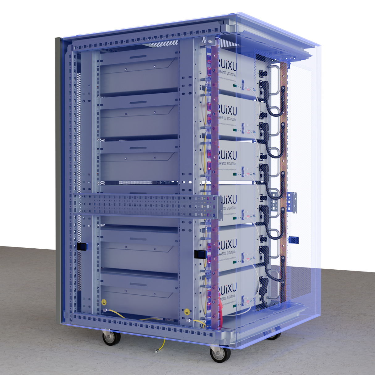 RUiXU RX-LFP48100 | 19" Rack Mounted 3U Module | UL1973 | UL9540A| CEC | SGIP