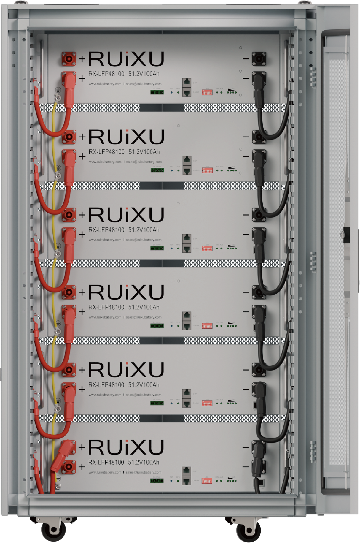 RUiXU RX-LFP48100 | 19" Rack Mounted 3U Module | UL1973 | UL9540A| CEC | SGIP