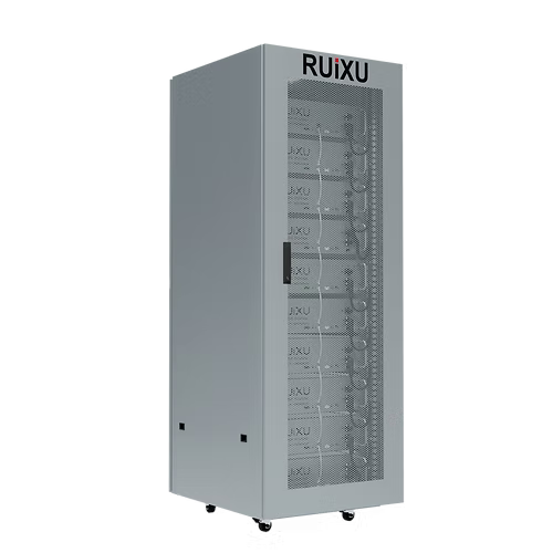 RUiXU RX6075177 | 10 Slot Battery Cabinet | Wheels and Busbar Included | Pre-assembled