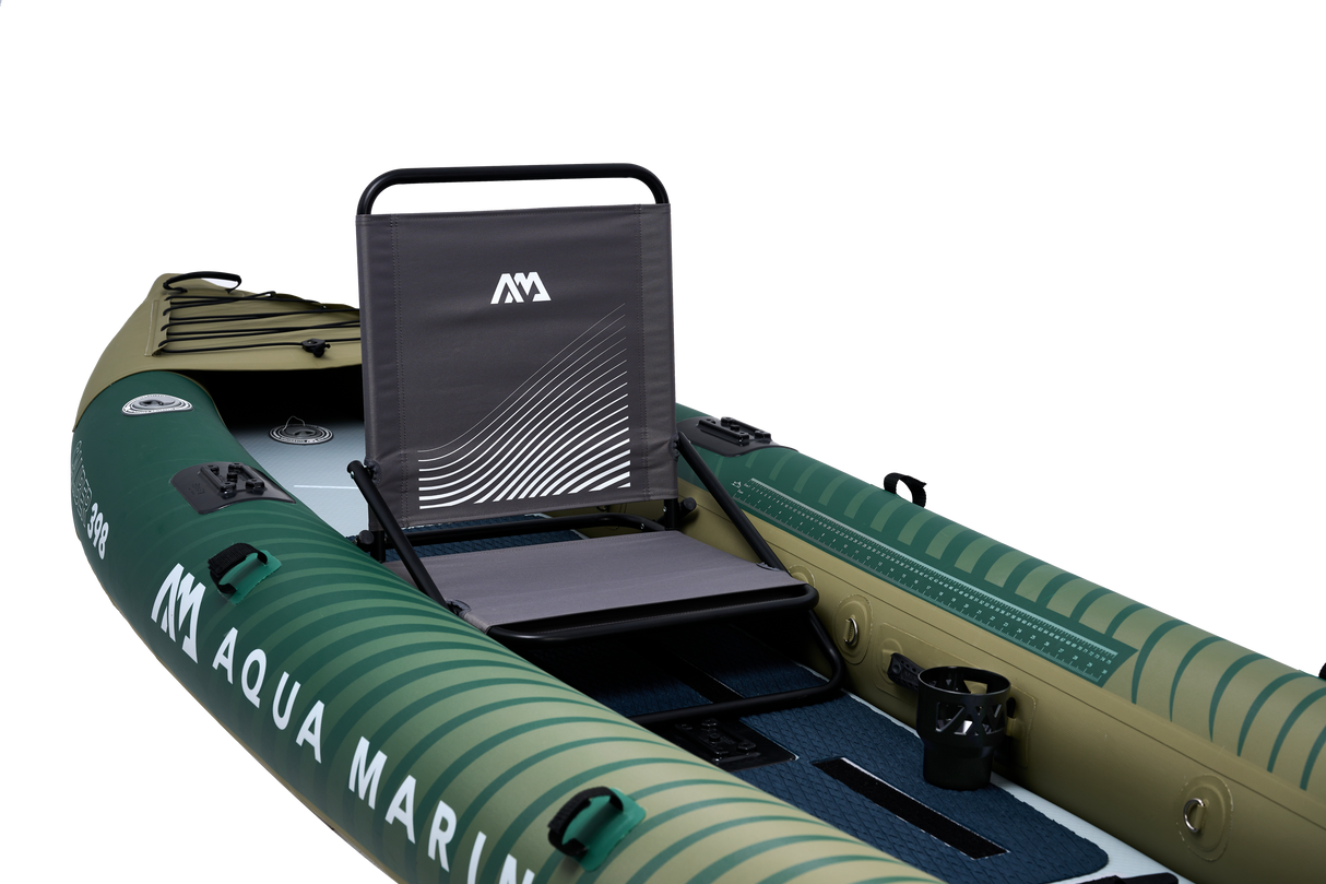 Aqua Marina Caliber Angling Kayak 1/2-person. DWF Deck. Foldable fishing seat x1, Cup holder. (paddle excluded)