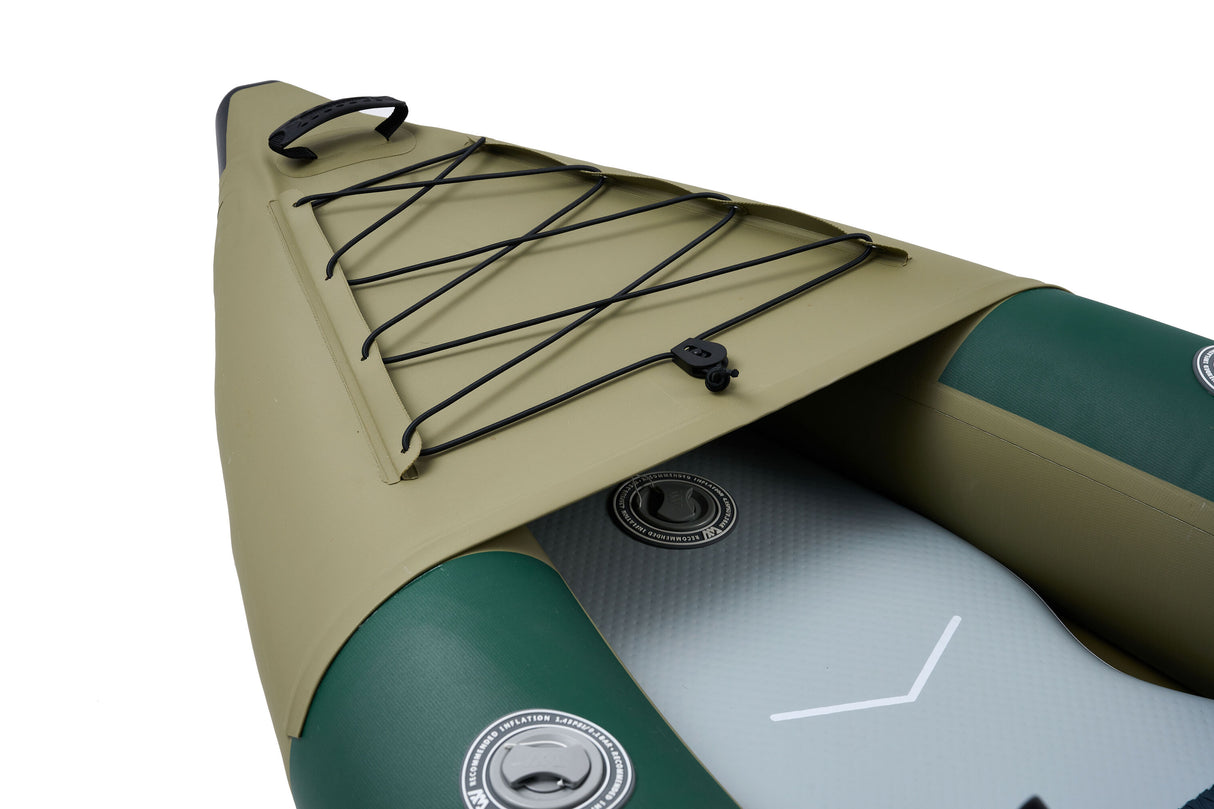 Aqua Marina Caliber Angling Kayak 1/2-person. DWF Deck. Foldable fishing seat x1, Cup holder. (paddle excluded)