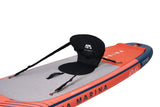 Aqua Marina Atlas (Sky Glider) - Advanced All-around iSUP, 3.66m/15cm, with carbon/fiberglass hybrid PASTEL paddle and coil leash