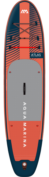 Aqua Marina Atlas (Sky Glider) - Advanced All-around iSUP, 3.66m/15cm, with carbon/fiberglass hybrid PASTEL paddle and coil leash