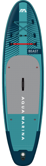 Aqua Marina Beast (Aqua Splash) - Advanced All-around iSUP, 3.2m/15cm, with carbon/fiberglass hybrid PASTEL paddle and coil leash