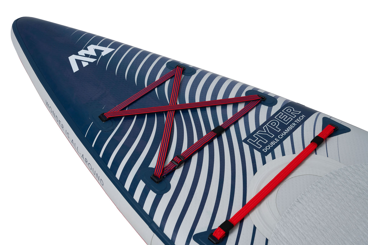 Aqua Marina Hyper 12'6" (Navy) - Touring iSUP, 3.81m/15cm, with coil leash