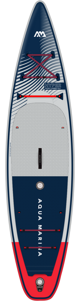 Aqua Marina Hyper 12'6" (Navy) - Touring iSUP, 3.81m/15cm, with coil leash