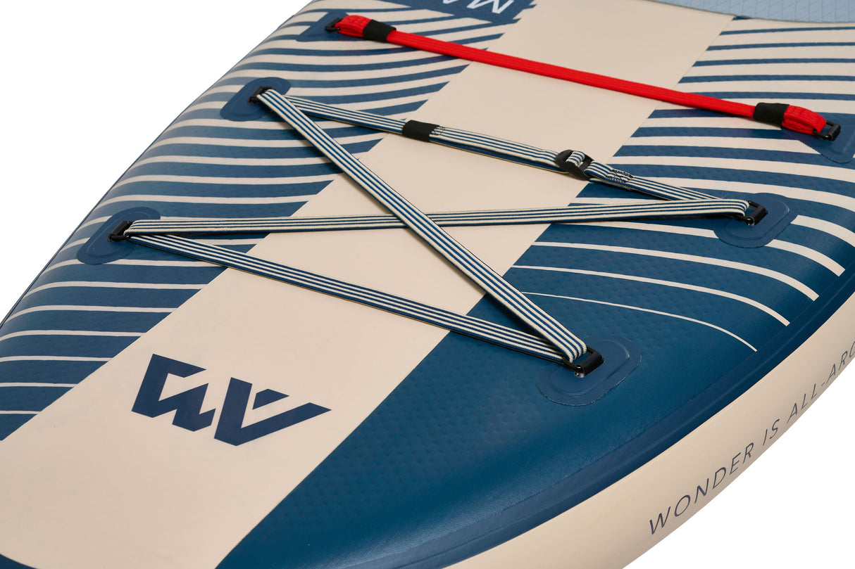 Aqua Marina Magma (Earth Wave) - Advanced All-around iSUP, 3.4m/15cm, with carbon/fiberglass hybrid PASTEL paddle and coil leash