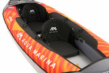 Aqua Marina Memba-390 Touring Kayak 2-person. DWF Deck. Kayak paddle included.