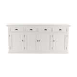 NovaSolo Halifax Buffet with 4 Drawers & 4 Doors – Classic White