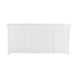 NovaSolo Halifax Buffet with 4 Drawers & 4 Doors – Classic White