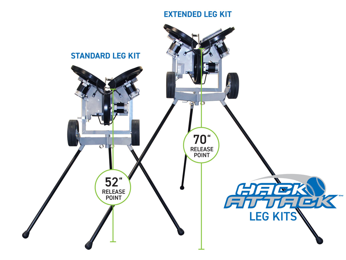 Sports Attack Set of 3, Hack Extended Legs , 67” (HB)