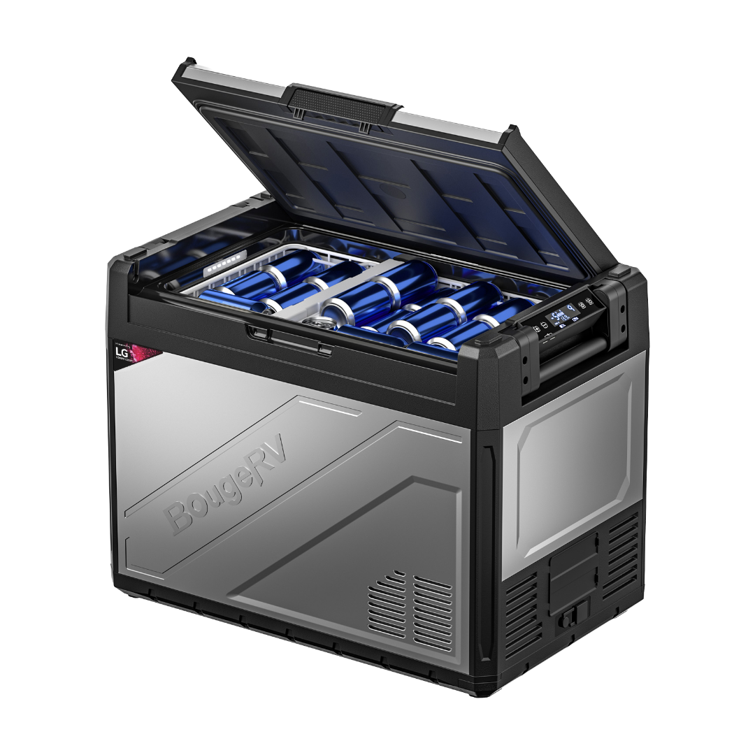 BougeRV Rocky 69QT Dual Zone 12V Portable Fridge