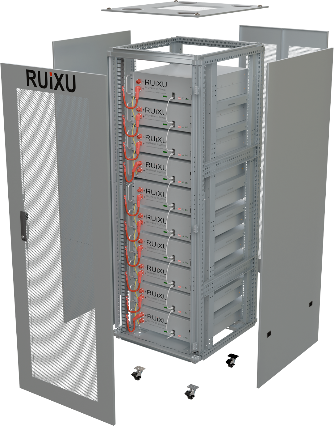RUiXU RX-LFP48100 | 19" Rack Mounted 3U Module | UL1973 | UL9540A| CEC | SGIP