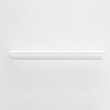 NovaSolo Halifax Floating Wall Shelf – Extra Long, Classic White Solid Mahogany