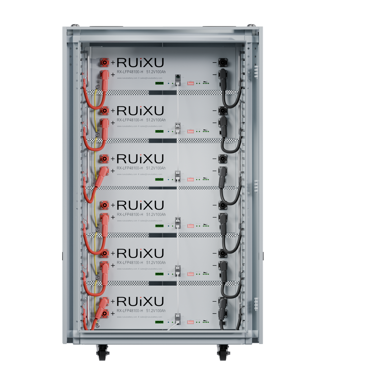 RUiXU RX-LFP48100-H | 19" Rack Mounted 3U Module | Self-heating | UL1973 9540A CEC SGIP